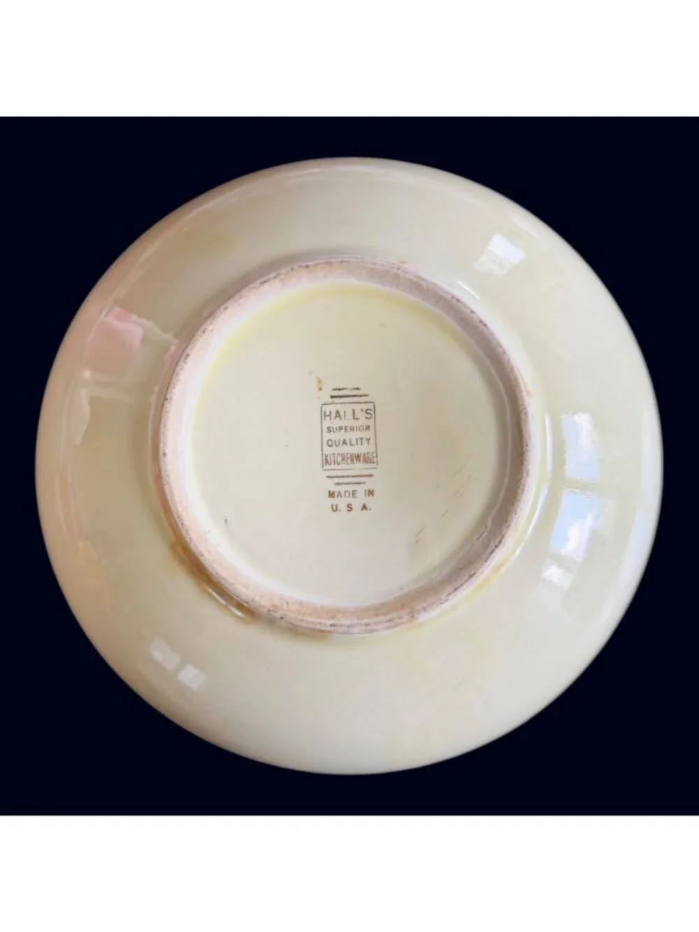 Vintage Hall's Superior Quality Kitchenware Silhouette Tavern Serving Bowl